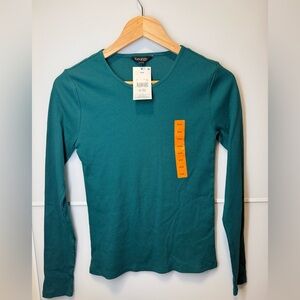 💸CLEARANCE 4/$15💸 George Teal Ribbed Knit Top